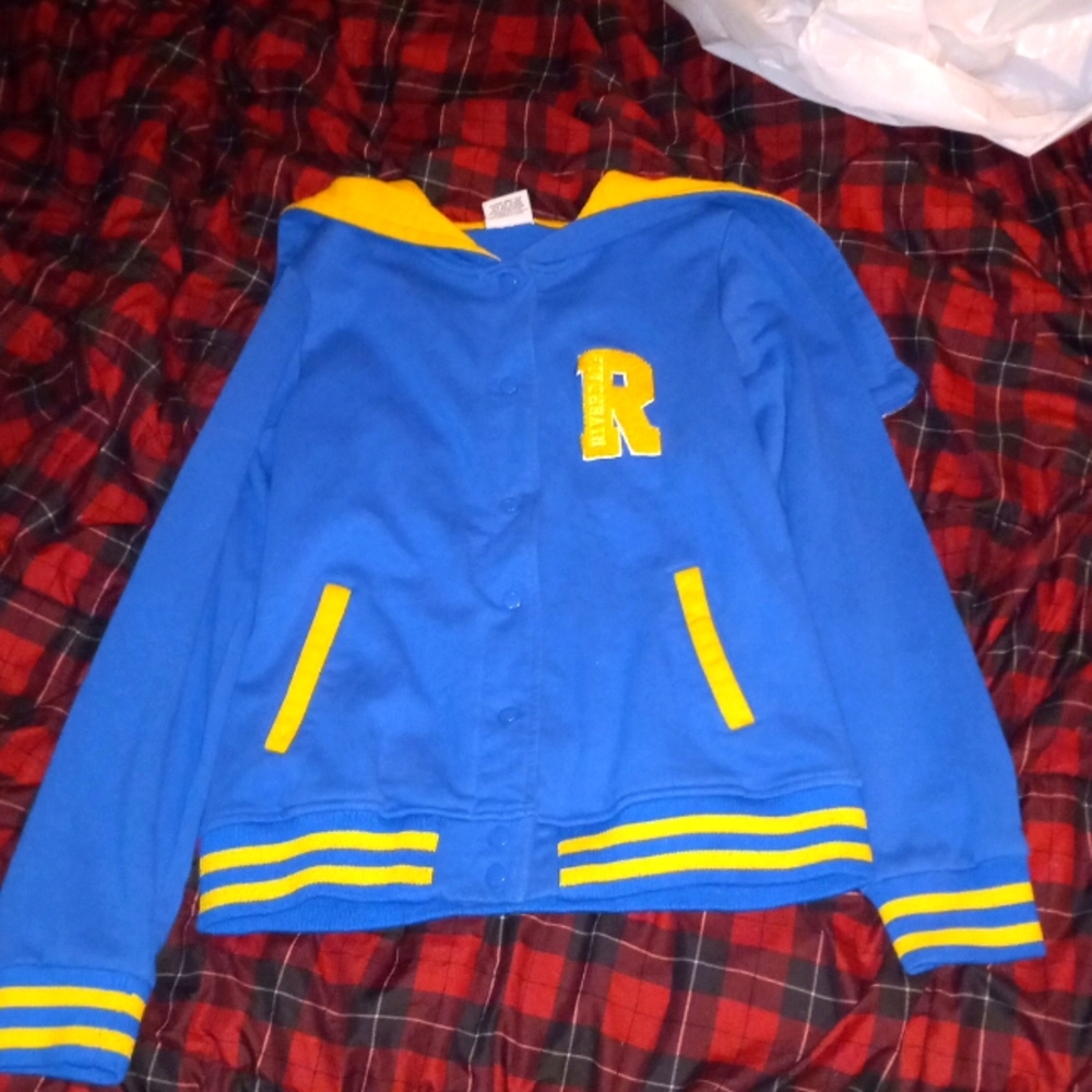Blue Riverdale letterman jacket large